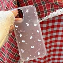 Star White Rabbit iPhone 13-17 PROMAX Soft-Frosted Case Apple 12PRO