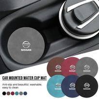 Automobilio interjeras Automobilio neslystantys įdėklai Puodelių padėkliukai Automobilio priedai Nissan Nismo Qashqai X J10 J11 Trail Tiida Teana Skyline Juke X-trail Almera 1pcs šviesiai mėlyna spalva