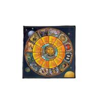 Žvaigždynų raštas Astrologinis staltiesė Tarot kortų Divinacijų staltiesė Altorių audinys Divinacijų stalo žaidimo aksesuaras 50x50cm