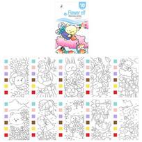 Children Sketch Book Multiple Themes Watercolor Painting Book Vibranted Color Absorption For Home School Or Travel