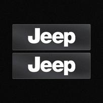 2/5/10 vnt. Automobilio logotipo lipdukai Centrinio valdymo lipdukai Automobilio priedai Jeep Renegade Wrangler JK JL Grand Cherokee Compass Patriot ir kt. 2pcs