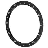 Samsung Galaxy laikrodžiui 6 classic 47mm 43mm Dangtelio Rėmelio Žiedo Apsauga Galaxy watch 6classic Silikoniniai Buferiniai Žiedai Priedai 6 classic 47mm juoda