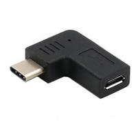 90 Laipsnių Micro USB į Type-C Keitiklis Moteriškas į Vyrišką Jungties Konversijos Adapteris Telefonams, Planšetiniams Kompiuteriams & Žaidimų Konsolėms 1