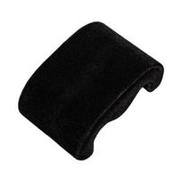 Laikrodžio pagalvės Minkšta Flannelette pagalvėlė Laikrodžio ekrano padėklas papuošalų demonstravimui ir laikymui, tinka įvairių dydžių juoda