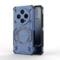Dėklas Vivo X300 Dėklas Vivo X300 Pro Apsaugantis nuo smūgių Kietas Šarvuotas PC Magnetinė Adsorbcija Belaidis Įkrovimas Galinis Dangtelis Dėklas Vivo X300 vivo X300 Pro mėlyna