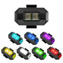 hot! Motorcycle Led Strobe Lights Rechargeable Drones Aircraft Light Locomotive Flashing Taillight seven-color single