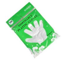 100 Pairs of Disposable Plastic Catering Food-grade Dishwashing and Beauty Catering Gloves 1000/bag