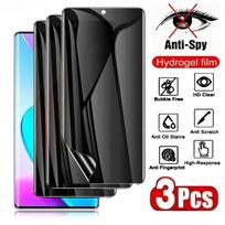 3 vnt. Anti-Spy hidrogelio plėvelės, skirtos Honor Magic 7 Lite 6 5 7 Pro, pilnos dangos ekrano apsaugos, skirtos Honor 300 200 100 Pro 90, minkšta plėvelė Magic 7 Pro juoda
