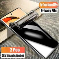 2 Pcs Soft Privacy Hydrogel Screen Protector Film For Tecno Camon 40 30s Pro 4G 5G For Tecno Camon 40 Pro 5G