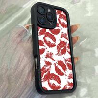 JT304 Kiss Mark for iPhone 17 16 15 14 13 Pro Max Samsung S26 S25 Ultra A17 A16 A07 A56 A13 A14 A15 A06 A05 Xiaomi 15T Redmi 15c Note 14 13 Soft Case for iPhone 5/5s juoda