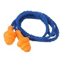 5/10Pcs Soft Silicone Corded Ear Plugs Reusable Hearing Protection Noise Reduction Earplugs Earmuff army green