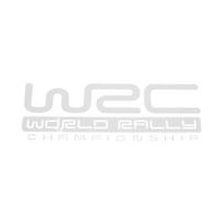 Automobilį atspindintis lipdukas, skirtas WRC pasaulio ralio čempionatui „Ford Mazda“. juoda
