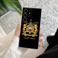 Maroko Vėliava Maroc Marokiečių Pasas Skaidrus Dėklas Samsung Galaxy S26 S25 S24 S23 Ultra S20 S21 FE S22 Plus S26 5G Telefonui Galaxy S26 EDGE