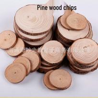 Pušies metiniai žiedai: Apvalios medinės skiltelės „pasidaryk pats“, rankdarbiams ir fotografijos rekvizitams 1-3cm thickness 0.5cm brown