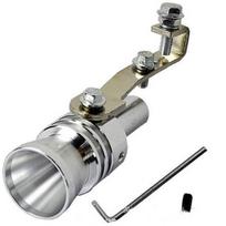 Turbo švilpukas Tvirtas aliuminio lydinio Platus pritaikymas Motociklo automobilio išmetimo sistemos Netikras turbo švilpukas motociklui gray