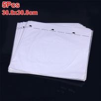 12 colių vinilinių plokštelių dėklas Balti vidiniai plokštelių dėklai Naudinga plokštelių apsauga 5pcs 30.8x30.8cm