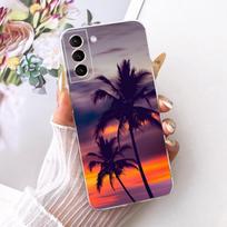 Skirta Samsung Galaxy S21 Plus dėklas S21 FE prabangus su pieštais gėlėmis ir lanku minkšto silikono dėklas skirta Samsung S21 Ultra S 21 S21+ krepšiai Galaxy S21 gray