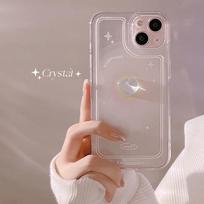 For Samsung Galaxy S26 S25 S24 Ultra S23 S22 S21 FE A55 5G A54 A53 A52 A15 A35 A14 A34 Case Korean 3D Bow Clear Soft Clear Cover S22 Plus