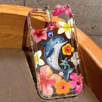 Lelijos Gėlės Hibiskas Skaidrus Telefono Dėklas Samsung Galaxy A55 A54 A53 A52 A35 A33 A15 S25 S24 S23 S22 Ultra Plus FE Minkštas Dangtelis A73 5G white