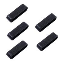 TPU odinis diržo laikiklis Universalus 40 mm diržo galo fiksavimo žiedas Žiedas 30-38 mm diržams For 3.0-3.8cm Belt-5Pcs Black black