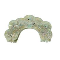 Chinese Style Dragon Pattern Hair Claw Acetic Acid Antique Style Grab Clip  Daily šviesiai žalios spalvos