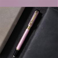Frosted Black Student Stationery Golden Dragon Writing Pen Business Ink Pen Ink Pen Fountain Pen matte pink