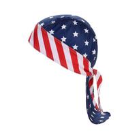 Outdoor Cycling Bandana Headscarf Skull Cap with Breathable Lightweight Fabric for Street Dance Hip Hop and Casual Wear One Size blue
