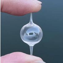 2pcs PP Plastic Fishing Float Transparent Strike Indicator Float Water Bubble Float  Surface Float 6#-Dia.14mm