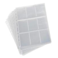 Card Holder 90 Pockets Album Pages Coin Holders Gaming Card Card Storage Wallets Card Sleeves 5pcs