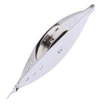 Lacemaking Shuttles Tatting Shuttle Silver Color Weaving Tool 7.25x2.2x0.88cm Diy Handmade Lace Making Metal Shuttle China Mainland