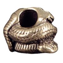 Snake Head Beads for Crafting Unique Charm Accessories and Paracord Enthusiast Gear Large Hole balta