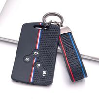 Key Fob Cover for Renault Clio Captur Arkana Zoe Megane Kadjar Koleos Scenic with Keychain Anti-Scratch Guard Shockproof Protection juoda
