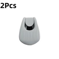 2/4/6 vnt. meškerės laikiklis tvirtinimo klipsas meškerės laikiklis kompaktiško dizaino meškerės tvirtinimo įtaisas meškerės laikiklis 2Pcs pilka spalva