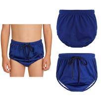 Specialių poreikių vaikams skalbiamas daugkartinis maudymosi kelnaitės su tampria juosta, maudymosi sauskelnių užvalkalas berniukams, mergaitėms, nelaidumui 3-5 Years juoda
