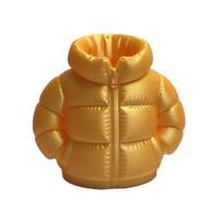 Down Jacket Pen Holder, 3D Printed Funny Puffer Jacket Pencil Cup, Small Desk Organizer Storage Box for Home Office Desktop Decor