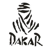 Dakar spausdinimo automobilio raidės lango kėbulo transporto priemonės sunkvežimio atspindinti lipdukas dekoras juoda