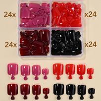 96/144/288 Pcs Short Square False Toenail Tips Artificial Acrylic Fake Toenail Full Cover Wearable Foot Nail Art Tips