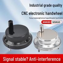 24V CNC Machine Tool Electronic Handwheel Pulse Generator 60mm Diameter 100 P/R 5V 4 Screws