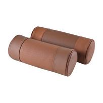 Genuine Leather Memory Foam Car Neck Support Pillow 27*12