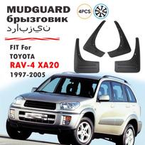 4x For Toyota RAV4 rav-4 XA20 Mudguard Fender Mud Flap Guards Splash Mudflaps Car Accessories 1997 1998 1999 2000 2001-2005 juoda