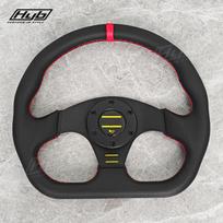 320mm D Shape SIM Racing Gaming Steering Wheel 13 inch Car Modification Steering Wheel juoda