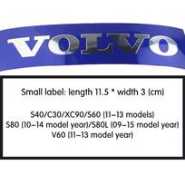 Skirta Volvo XC90 V90 V60 XC60 V40 S80 S60 S90 Priekinės grotelės emblema ženklelis Galinės bagažinės emblemos lipdukas Vairo lipdukas Priedai