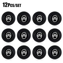 BJVU7 12Pcs Car Shock Absorption Sticker Noise Reduction Gasket For Citroen C3 C5 C5X C4 e-C4 X e-C3 C-Elysee Berlingo C1 C-Crosser C6