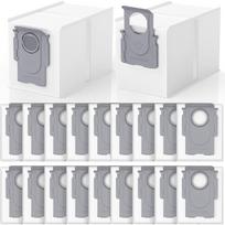 20 Pack QRevo Dust Bags Replacement for Roborock QV 35A, Qrevo S5V, Saros 10/10R, Z70, Curv/Curvx, Q Revo S/Pro/Plus/MaxV/Edge/ S5X/ S5A, S8 MaxV/Max pilka