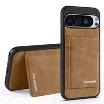 EUCAGR PU Leather Phone Case for Google Pixel 9A 9 8 10 Pro XL 8A 8Pro Business Magnetic Card Slot With Holder Phone Cover Coque Google Pixel 10 ruda