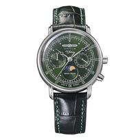 100th Anniversary Series 5 ATM Water Mineral Green Unisex [ZEPPELIN] Watch, Quartz, Resistant, Glass, Dial, 7635-4, [Authentic] žalia