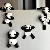1vnt mielas minkštas pliušinis Panda šaldytuvo magnetas šaldytuvo lipdukas dovanų suvenyrų dekoras