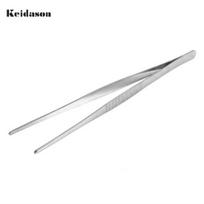Clean Products 16/20/25/30cm Dantuotos pincetės Nerūdijančio plieno ilgos maisto žnyplės Grilio BBQ įrankis 16cm