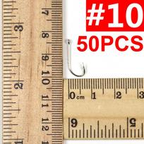 50 vnt. Daug anglies plieno spygliuotas žuvies kabliukas jaukų laikiklis žvejybos kabliukai sliekų tvenkinio žuvies masalo laikiklis Dydis 10 12 14 1/0 2/0 10