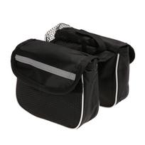 Bicycle Bike Cycling Front Frame Tube Handlebar Pannier Phone Pouch Bike Tube Bag raudona